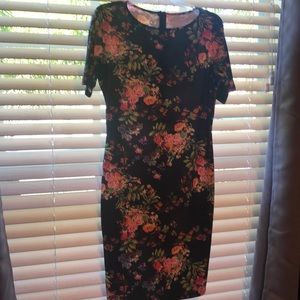 Flower print dress